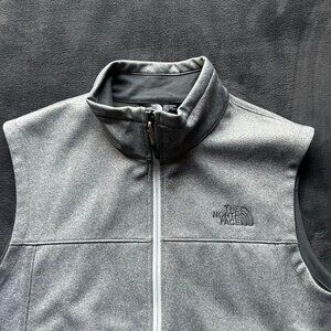 The North Face Men’s Softshell Vest Size M Light Gray Heather Windwall